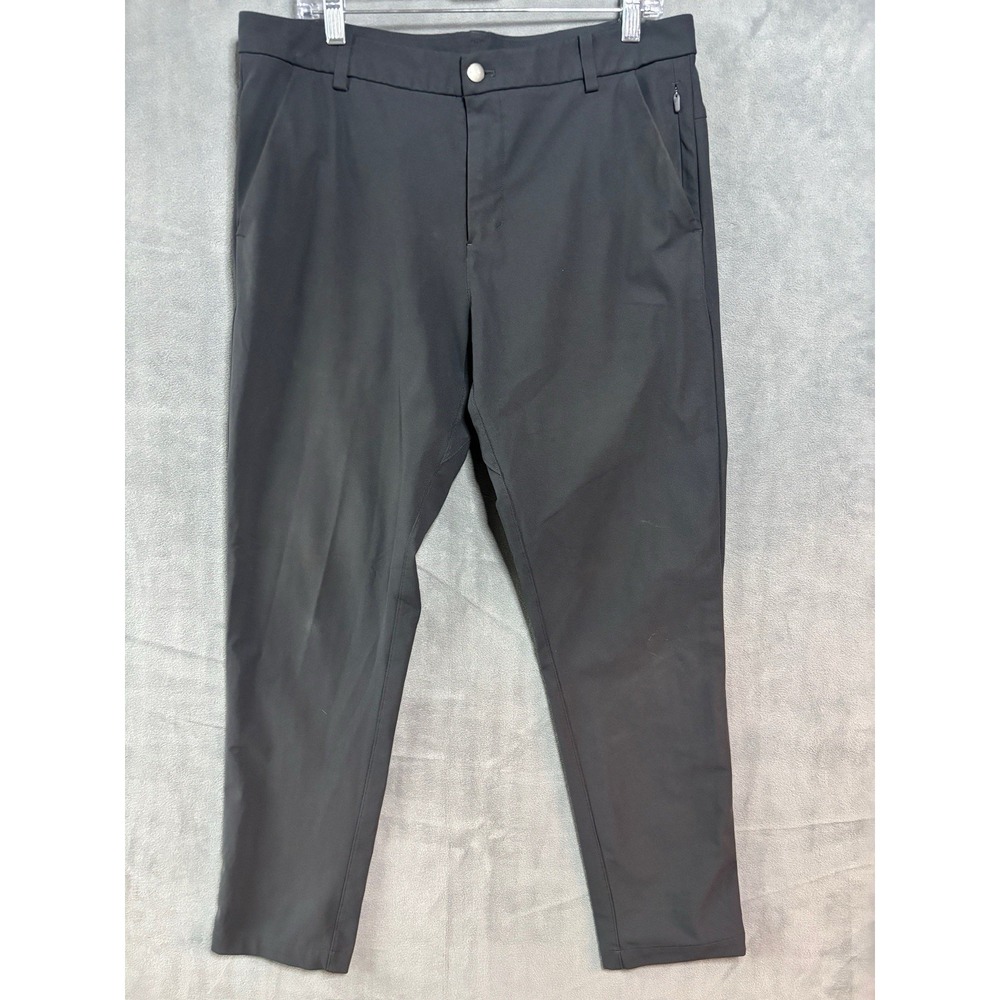 Lululemon men's 34x30 Commission Pant Warpstreme Black Pants Performance Casual